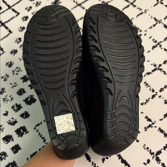 Skechers Women's Wedge Lace-Up Sandals - Black - US Size 7 - EUC - Picture 10 of 12